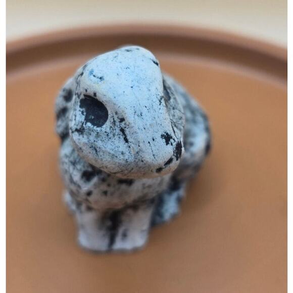 Pottery Rabbit Figurine made from Mt. St. Helen Ash Singed by Artist - Picture 5 of 5